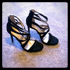 Black Strappy Jessica Simpson High Heels